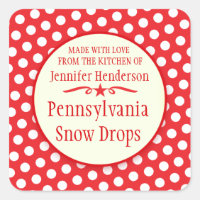 Baking stickers for cookie exchange or sale