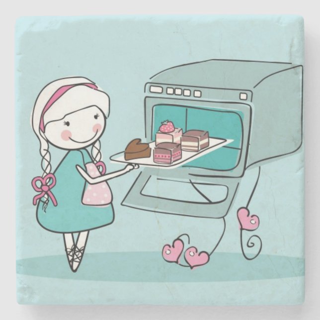 Baking Stone Coaster (Front)