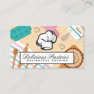 Baking Tools   Chef Hat Business Card