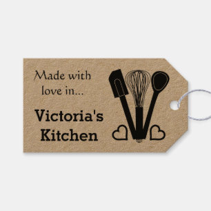 Baking Tools Personalised Name Gift Tags