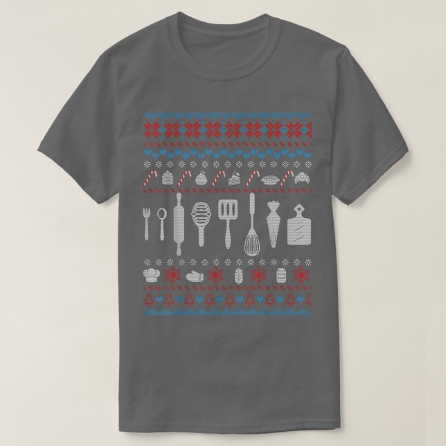 Baking Ugly Christmas Sweater Funny Gifts For Bake (Design Front)