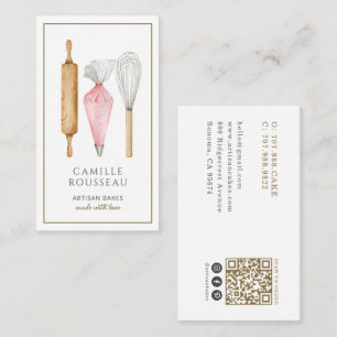 Baking Utensils Baker Business Card