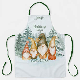 Baking with my Gnomies Christmas Apron