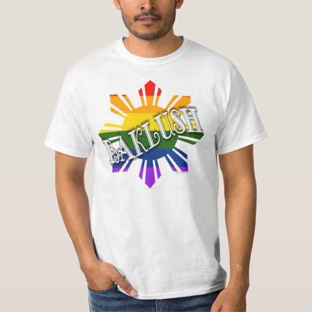 "Baklush"  Gay Filipino T-Shirt (Front)
