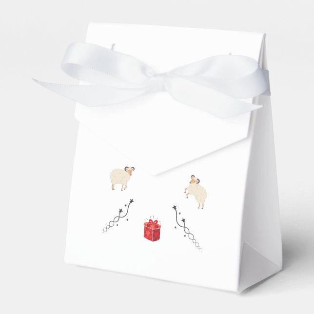 bakra eid- eid mubarak-Happy Eid Favour Box (Front Side)