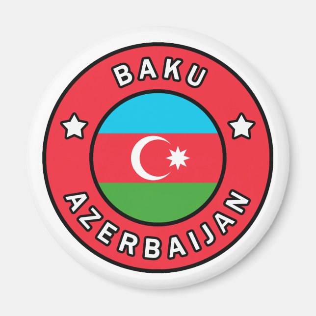 Baku Azerbaijan Magnet (Front)