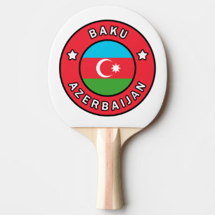 Baku Azerbaijan Ping Pong Paddle