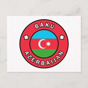 Baku Azerbaijan Postcard