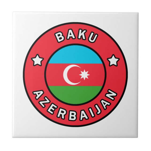 Baku Azerbaijan Tile (Front)