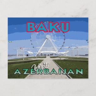 Baku, Visit Azerbaijan Postcard