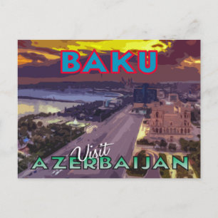 Baku, Visit Azerbaijan Postcard