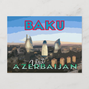 Baku, Visit Azerbaijan Postcard