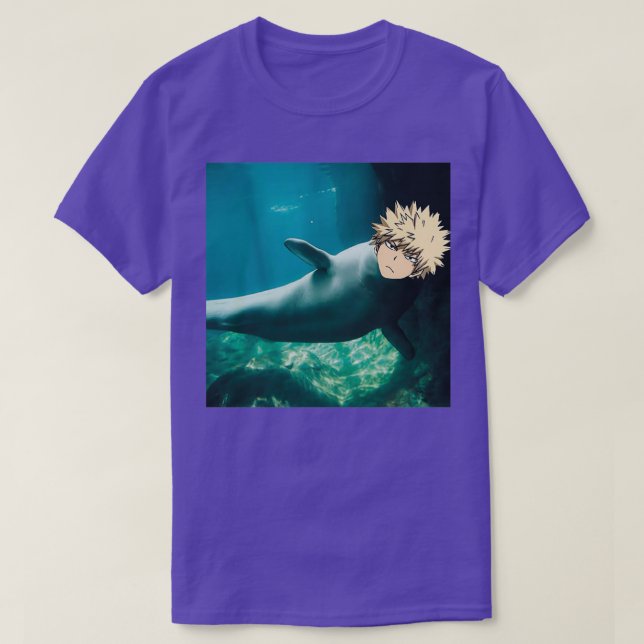 Bakugou Whale T-Shirt (Design Front)