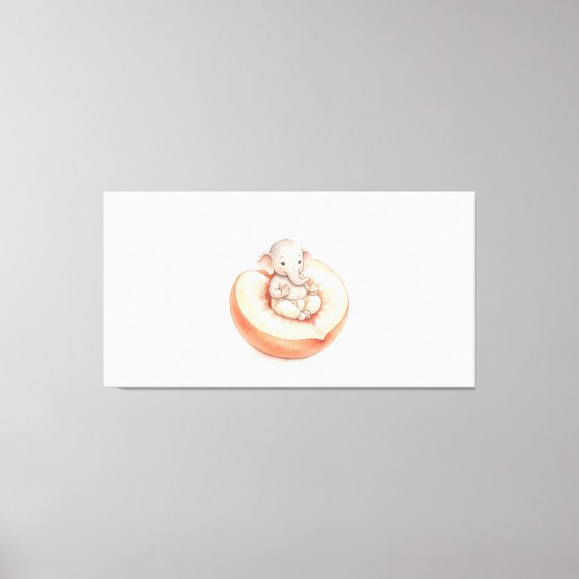 Bal Ganesha Canvas Print (Front)