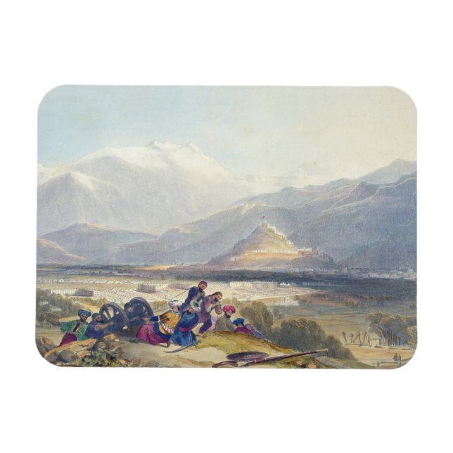 Bala Hissar and City of Kabul with the British Can Magnet (Horizontal)