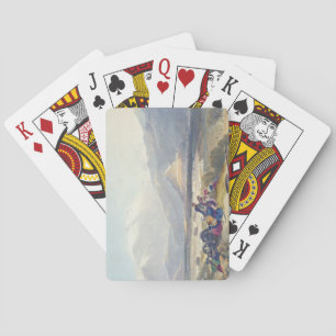 Bala Hissar and City of Kabul with the British Can Playing Cards