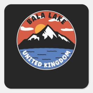 Bala Lake - United Kingdom Square Sticker