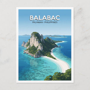 Balabac Islands Philippines Postcard
