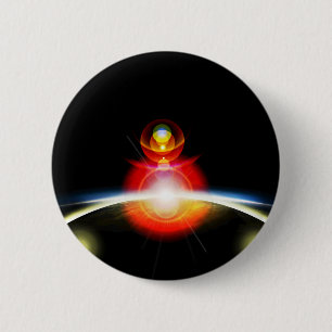 Balance  6 cm round badge