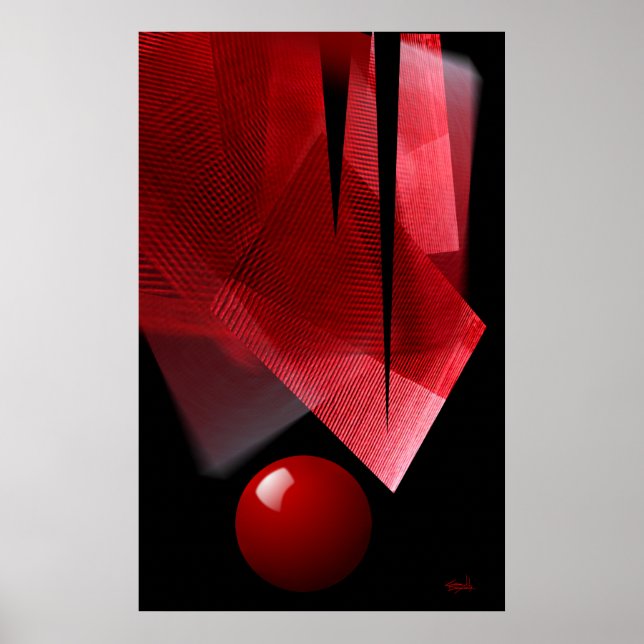 "Balance" Abstract Poster (Front)