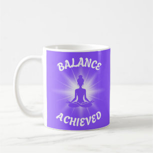 Balance Achieved Lotus Pose Coffee Mug