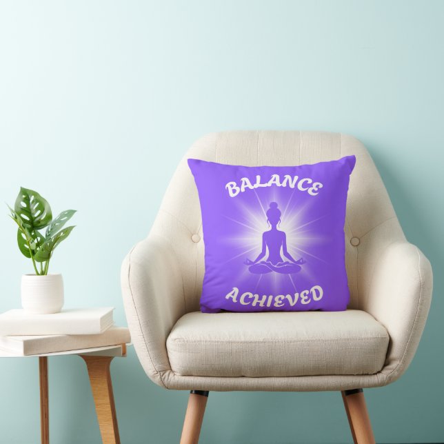 Balance Achieved Lotus Pose Cushion (Chair)