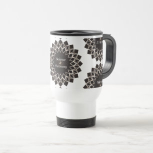Balance and Harmony mandala Travel Mug