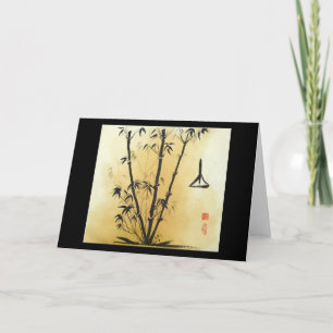 Balance Bamboo Greeting Card