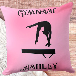 Balance Beam Pink Blush Gymnast Cushion