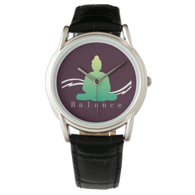 "Balance" Beautiful Buddha. Watch (Front)