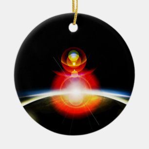 Balance ceramic tree decoration