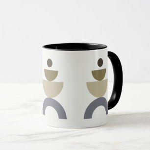 Balance - colourful Mid Century geometric shapes Mug