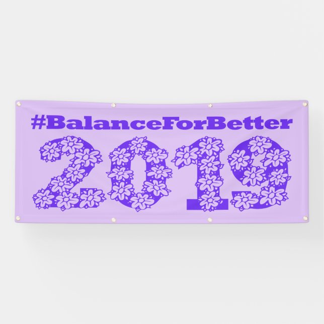 Balance For Better International Women's Day 2019 Banner (Horizontal)