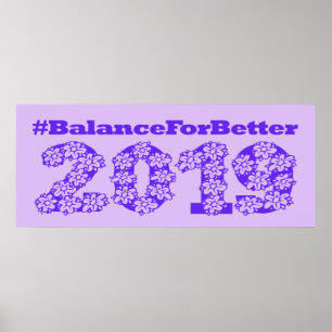 Balance For Better International Women's Day 2019 Poster