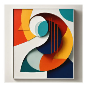 Balance in Form A Minimalist Abstract Photo Print