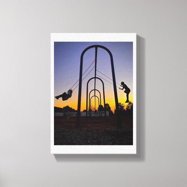 Balance in perfection canvas print (Front)