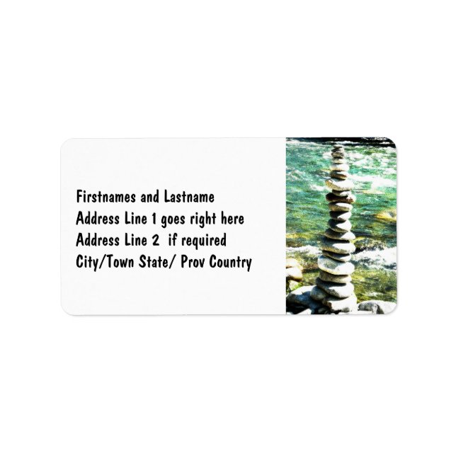 Balance. Label (Front)