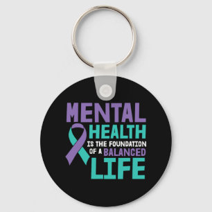 Balance Life Mental Health Awareness Suicide Preve Key Ring