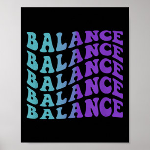 Balance, Mental Health Awareness Poster