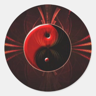 Balance of Fire Classic Round Sticker
