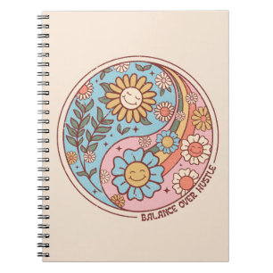 Balance Over Hustle - Boho Notebook
