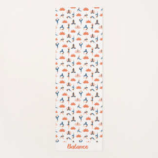Balance pattern Yoga Mat