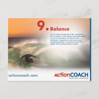 Balance Post Card - 14 Points of Culture