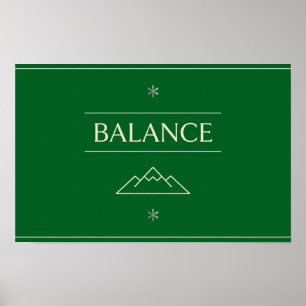Balance Poster