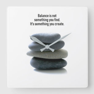 Balance Square Wall Clock