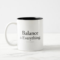 Balance Your Qi Mug Minimalist Acupuncture Mug