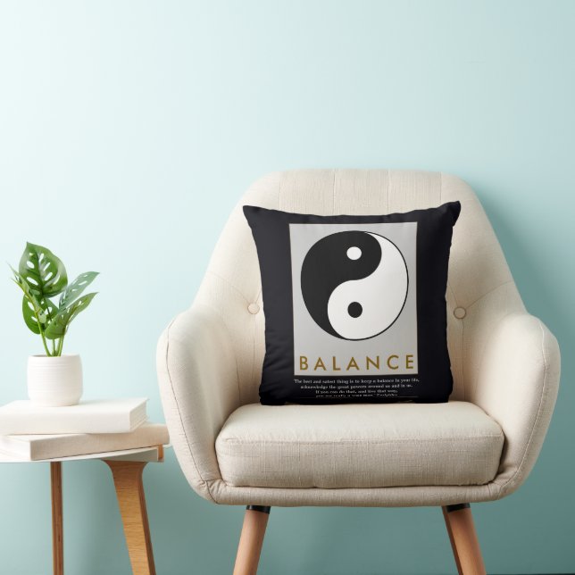 Balance zen yin yang cushion (Chair)