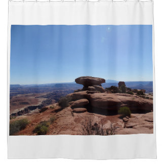Balanced Boulder, Canyonlands National Park Shower Curtain