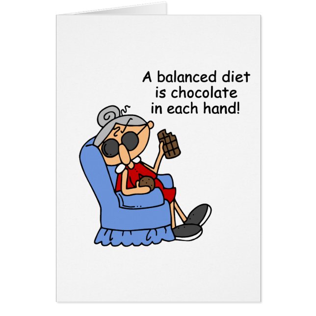 Balanced Chocolate Diet (Front)