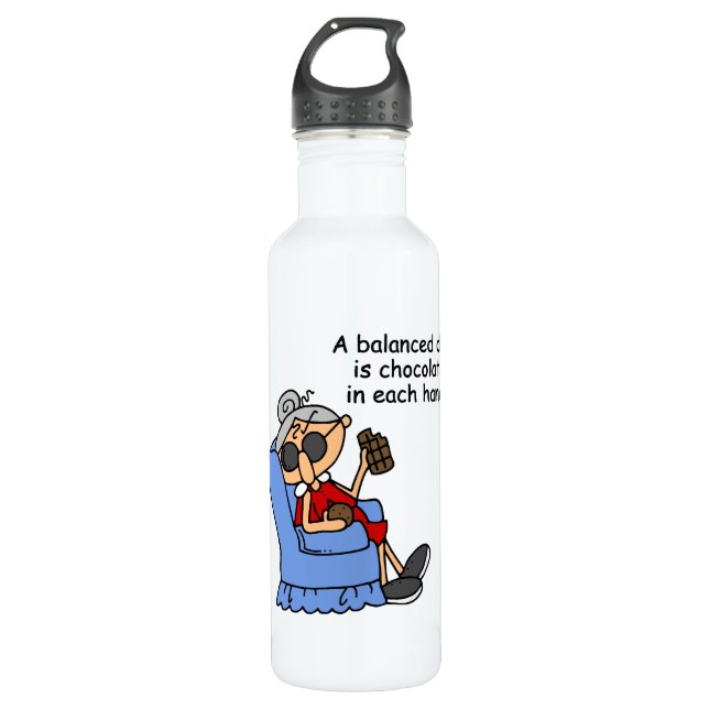 Balanced Chocolate Diet 710 Ml Water Bottle (Front)